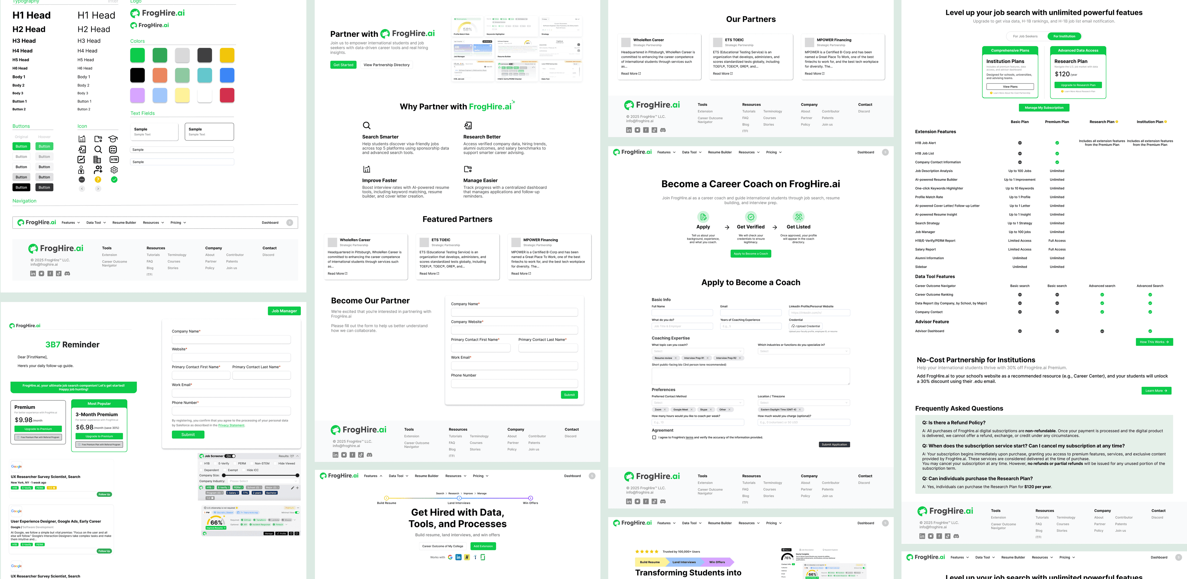 Screens from the QA log of nearly one hundred issues
